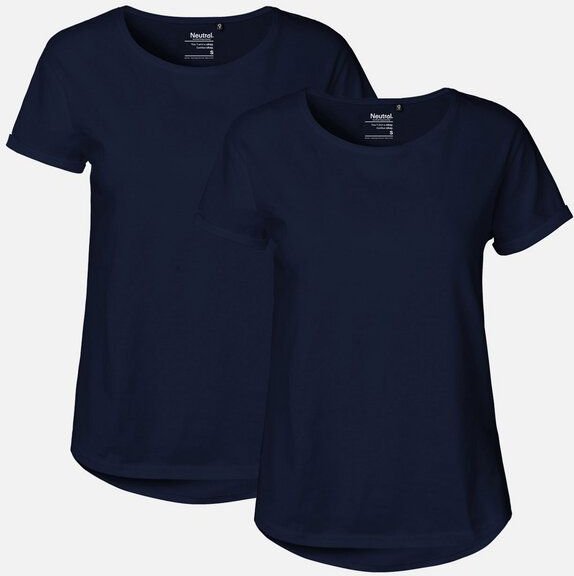 Doppelpack Neutral® Ladies Roll Up Sleeve T-Shirt