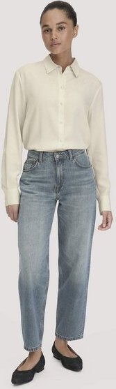 hessnatur Jeans NELE High Rise Barrel Leg aus reinem Bio-Denim