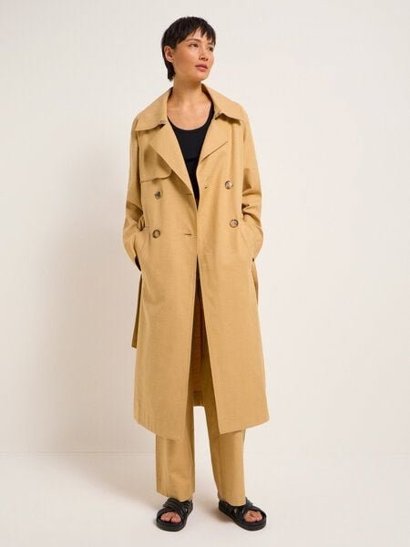 LANIUS Trenchcoat aus TENCEL Lyocell und Bio-Baumwolle