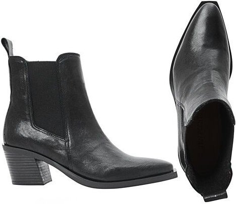 Ten Points Carmen, minimalistische Leder-Cowboy-Boots
