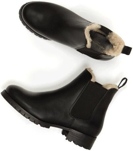 Will's Vegan Shop Luxe isolierte Chelsea-Stiefel mit tiefem Profil Damen