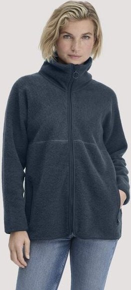 hessnatur Wollfleece Jacke Oversized aus reiner Bio-Merinowolle