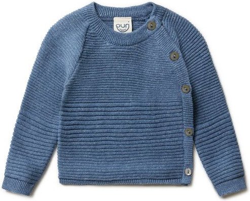 Puri Organic Baby Kimono Volumenkrausstrick Bio Baumwolle Leinen