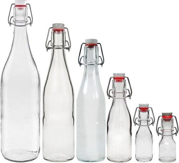Thumbnail - mikken Glasflasche mit Bügelverschluss 50 - 1000 ml Bügelflasche