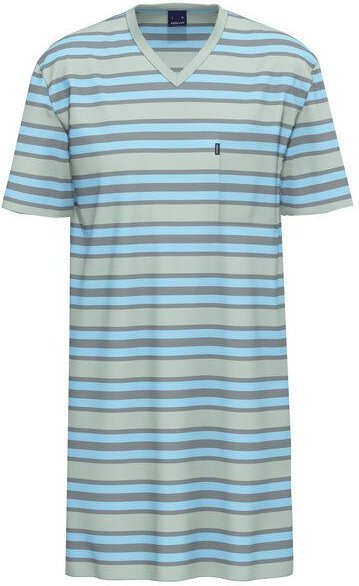 Ammann Herren Nachthemd | 1/2 Arm | V-Ausschnitt | Bio-Baumwolle