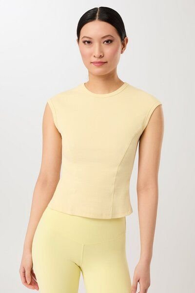 Mandala Ribbed Sport Top