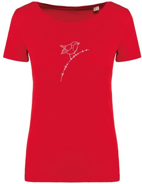 Brandless Basic Bio T-Shirt (ladies) Nr.4 Rotkehlchen 155g/m²