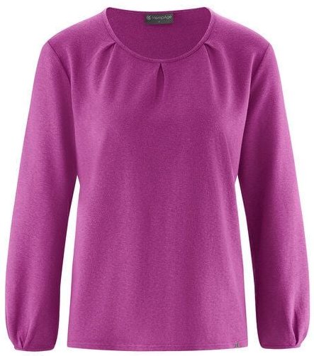 HempAge Damen Jerseybluse aus Hanf/Biobaumwolle