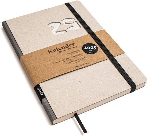 tyyp Taschenkalender 2025 (Recyclingkarton)