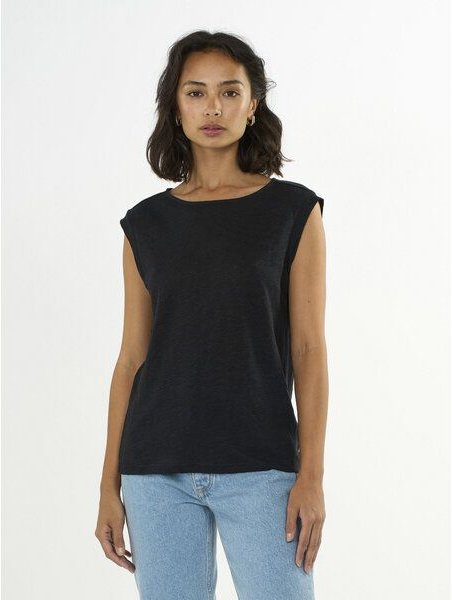 KnowledgeCotton Apparel Shirt VIOLET aus Bio-Leinen