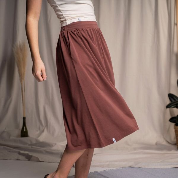 Vresh Clothing Velipa - Midi Rock aus Tencel-Mix