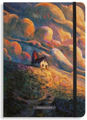 matabooks® Nachhaltiges A5 Notizbuch/Journal/Schreibheft aus Süßgraspapier – Nari (liniert)