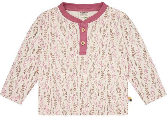 loud + proud Babys & Kinder Shirt Interlock mit Druck, GOTS-zertifiziert