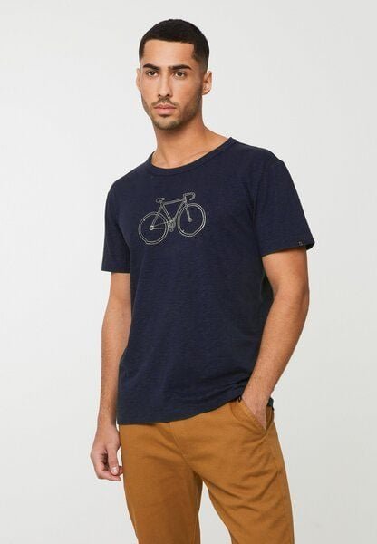 Herren T-Shirt aus weicher Baumwolle (Bio) | BAY SIMPLE BIKE recolution