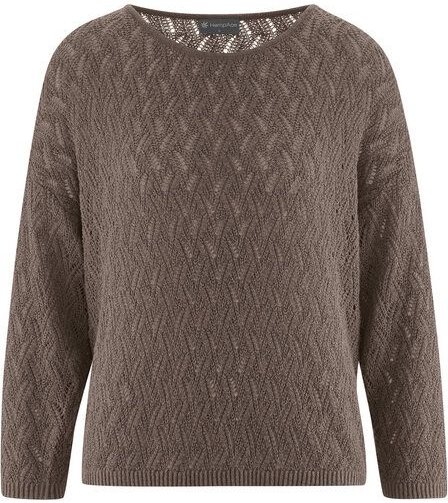 HempAge Ajoure Pullover Hanf/Biobaumwolle