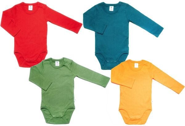 Leela Cotton 4er Langarmbody Set