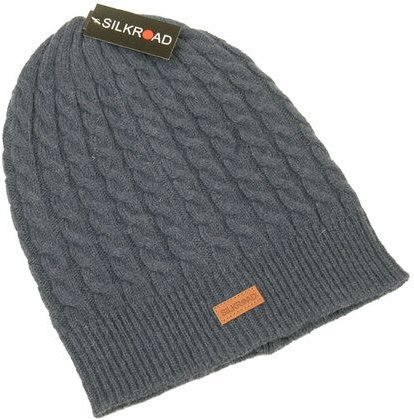 Silkroad - Diggers Garden SILKROAD Mütze - Strickmütze mit Zopfmuster Beanie aus 100% Lammwolle