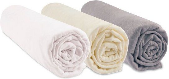 Easy Dort Kinder-Spannbettlaken Aus Jersey Bio-Baumwolle - 3 Stück