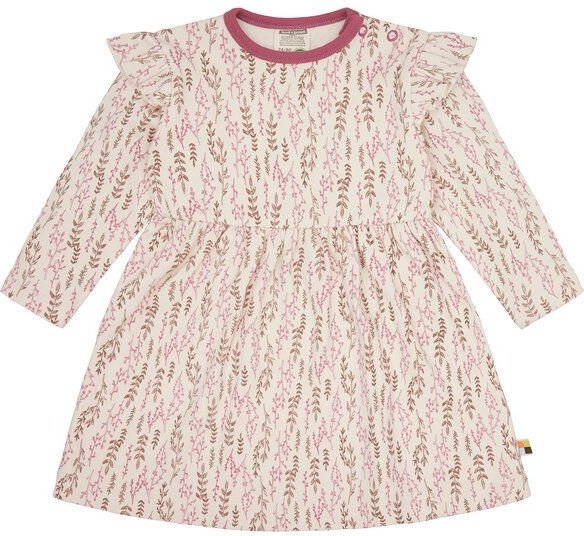 loud + proud Babys & Kinder Kleid Interlock mit Druck, GOTS-zertifiziert