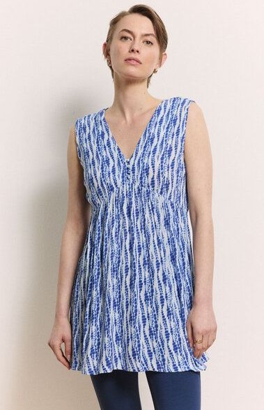 TRANQUILLO Tunika Elisaa aus Crinkle EcoVero Viskose (1130002)