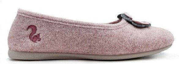 Veganer Hausschuh "thies ® Eco Ballerina" aus recycelten PES, fair produziert