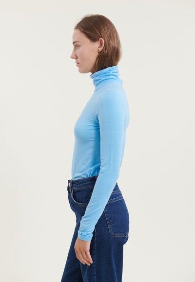 Thumbnail - Basic Apparel Rollkragenshirt - Joline T-Neck - aus Tencel