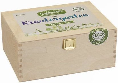 Saatgut Dillmann Kräutergarten Saatgut-Holzbox S Bio