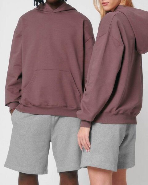 YTWOO Oversized Unisex Hoodie mit Kängurutasche, Dry, nachhaltig, Bio-Baumwolle