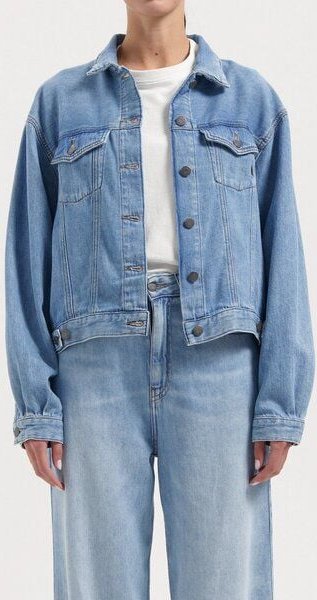 MUD Jeans Damen Jeans "Fran Jacket - Stone Vintage"
