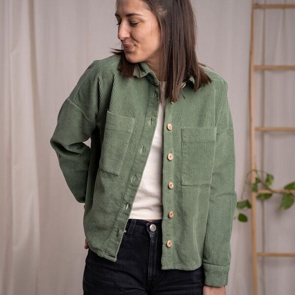 Vresh Clothing Vani - Cord Hemd aus Biobaumwolle