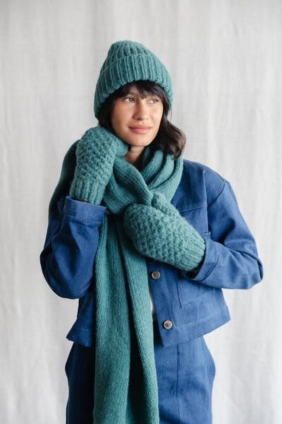 Jyoti - Fair Works Baby-Alpaka Fäustling Handschuhe Casma