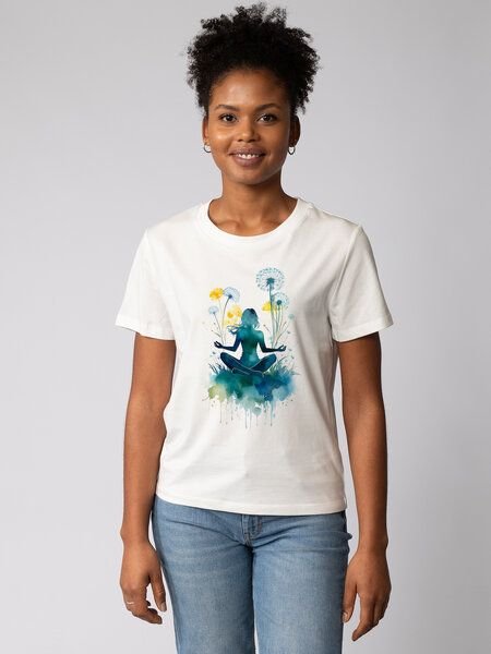 watapparel T-Shirt Frauen Yoga & Meditation