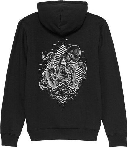 vis wear Unisex Captain Oktopus Premium Hoodie aus Bio-Baumwolle