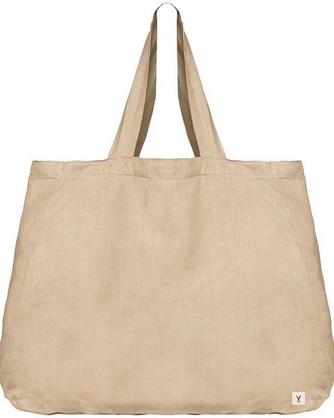 YTWOO Große Shopping Bag aus Leinen | Tasche | ökologisch