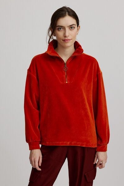 TRANQUILLO Nicki-Troyer aus Biobaumwolle (W25C34)