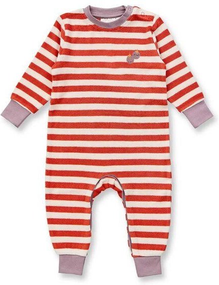 sense-organics Baby Strampler geringelt , Modell VIKTOR