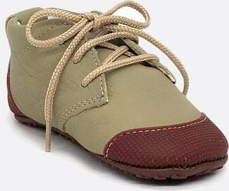 Anna und Paul Krabbelschuhe, Barfußschuhe mit Gummisohle aus nachhaltigem Leder - Robbi