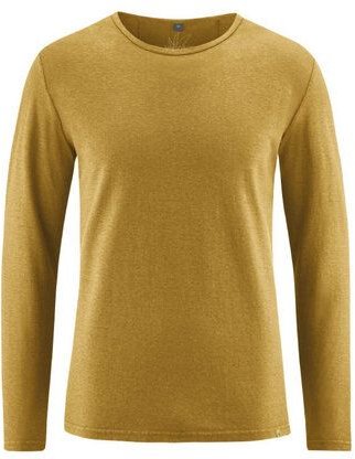 HempAge Klassisches Langarmshirt Hanf/Biobaumwolle