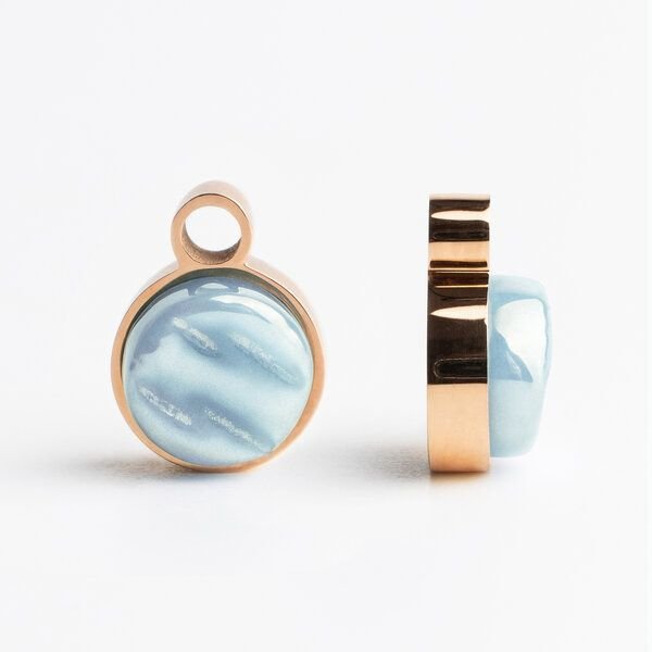 ALEXASCHA Anhänger für Ohrringe | Mix & Match Charms | Roségold