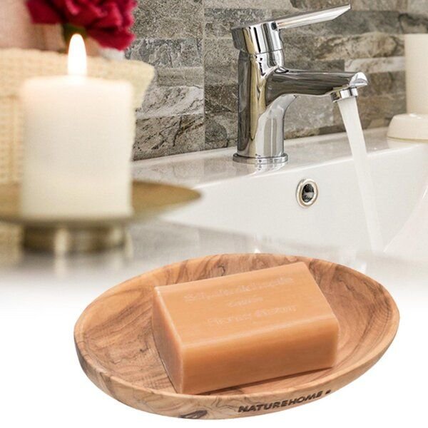 NATUREHOME Seifenschale aus Olivenholz verschiedene Formen