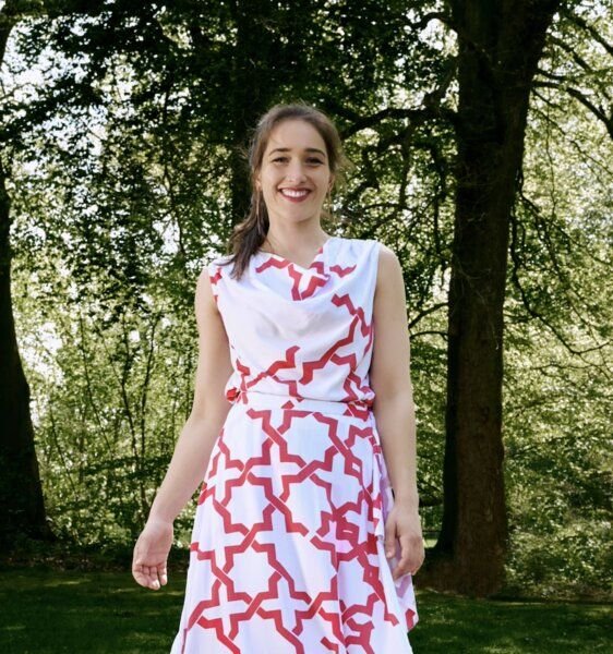 Sophia Schneider-Esleben Top Flora - aus Bio Baumwolle