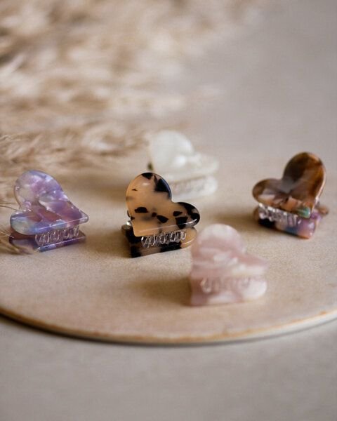 lille mus Haarklammer 'Herz'