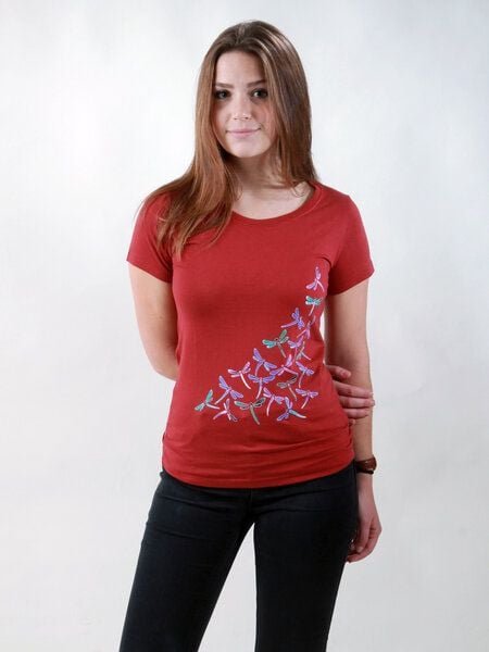 NATIVE SOULS T-Shirt Damen - New Dragonflies
