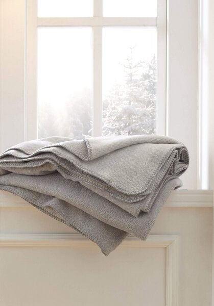 hessnatur Decke MALMÖ aus reiner Bio-Baumwolle