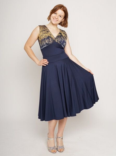 Peaces.bio - handbedruckte Biomode Tellerrock unbedruckt