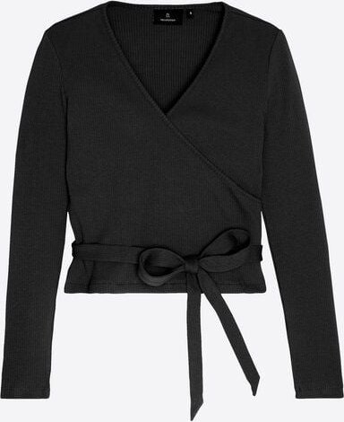 Damen Rib Longsleeve aus Bio-Baumwolle Mix - ARONIA - recolution