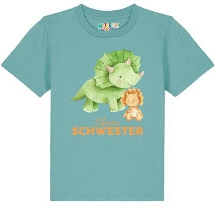 watabout.kids T-Shirt Kinder Dinosaurier 07 Kleine Schwester