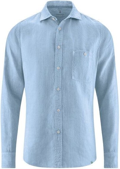 Thumbnail - HempAge Schmales Langarmhemd 100% Hanf