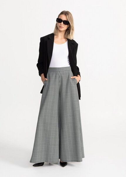 De IONESCU Palazzo-Hose aus 100 % Wolle – Limitierte Edition – Handgefertigt in Siebenbürgen