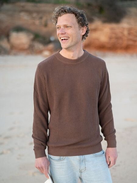 FUXBAU 4Seasons Männer Strickpullover